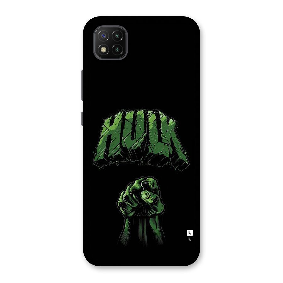 Green Punch Back Case for Poco C3