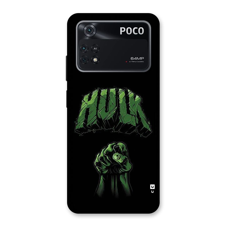 Green Punch Back Case for Poco M4 Pro 4G