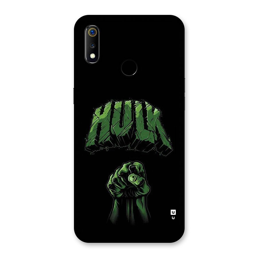 Green Punch Back Case for Realme 3