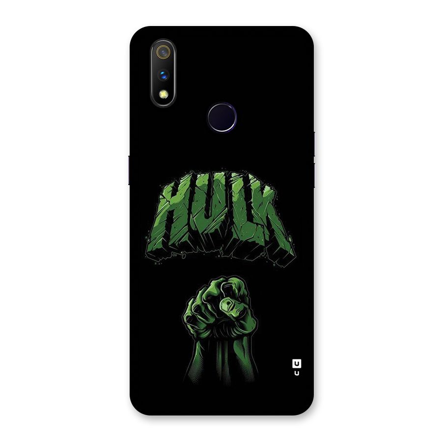 Green Punch Back Case for Realme 3 Pro