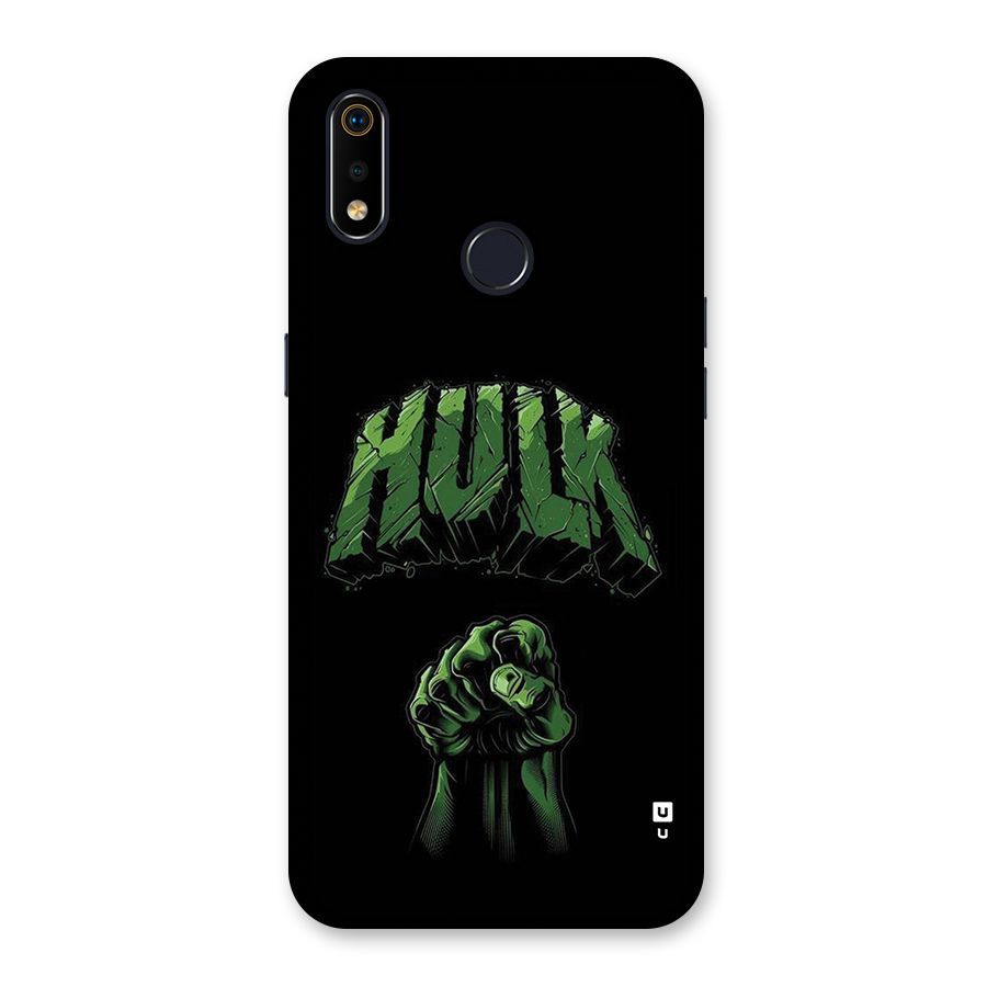 Green Punch Back Case for Realme 3i
