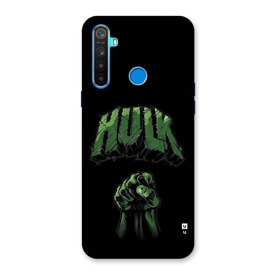 Green Punch Back Case for Realme 5