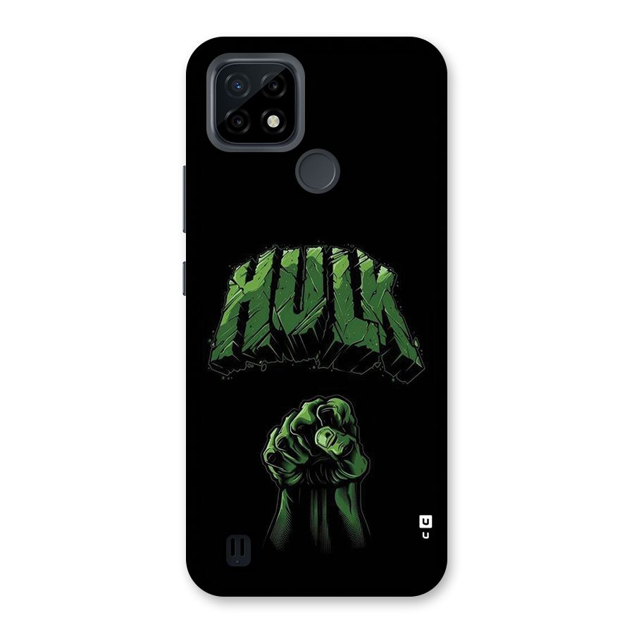 Green Punch Back Case for Realme C21