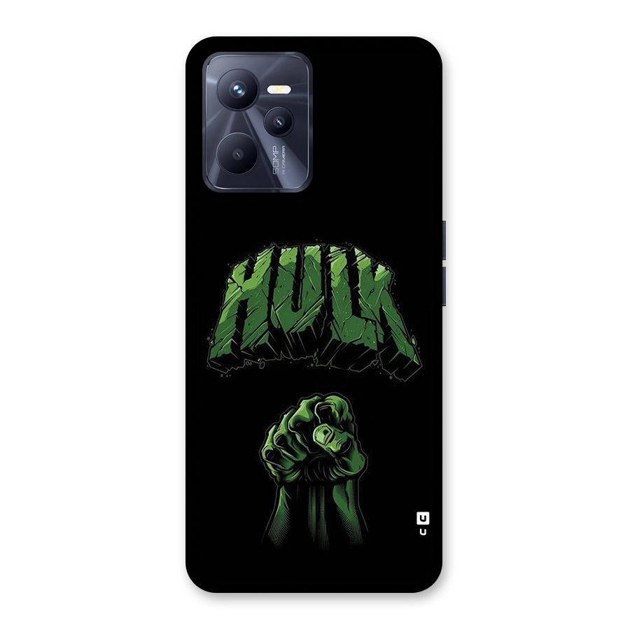 Green Punch Back Case for Realme C35