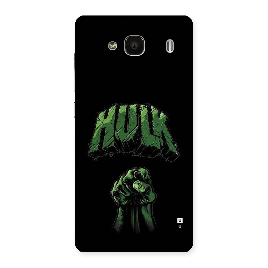 Green Punch Back Case for Redmi 2 Prime