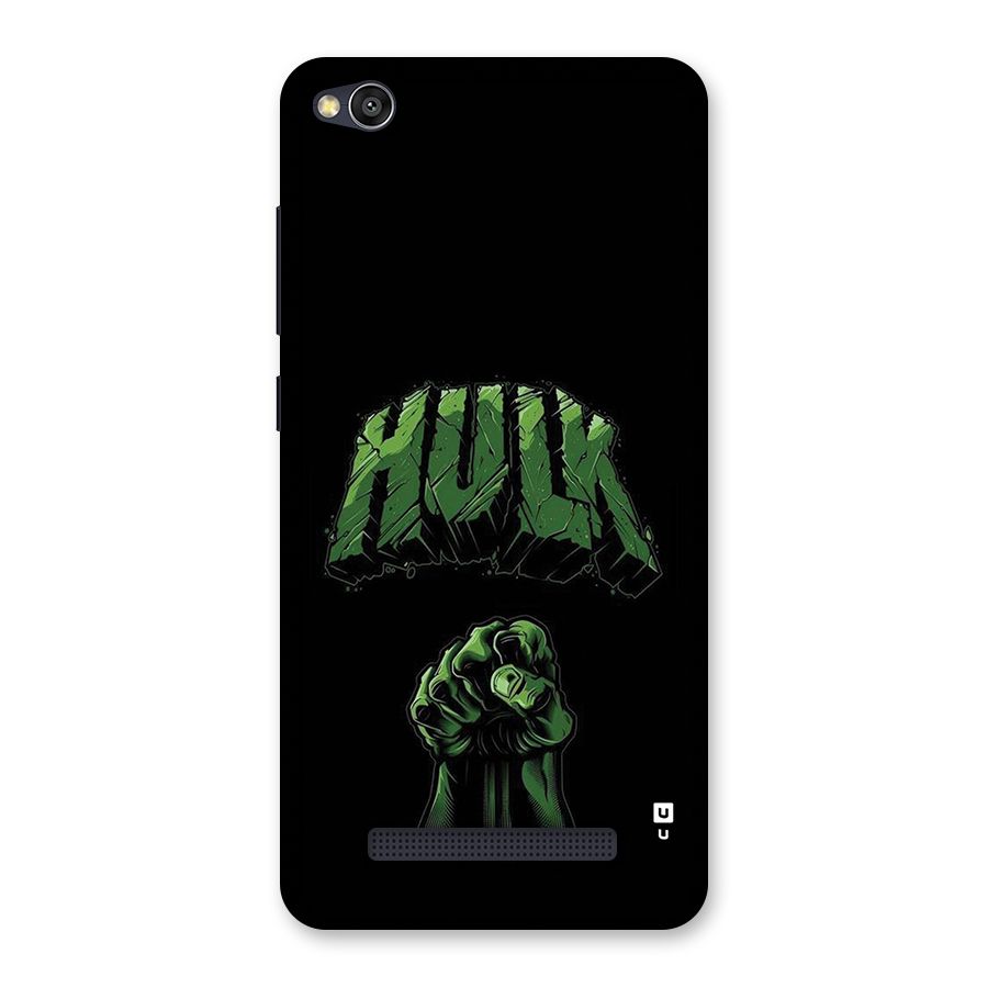 Green Punch Back Case for Redmi 4A