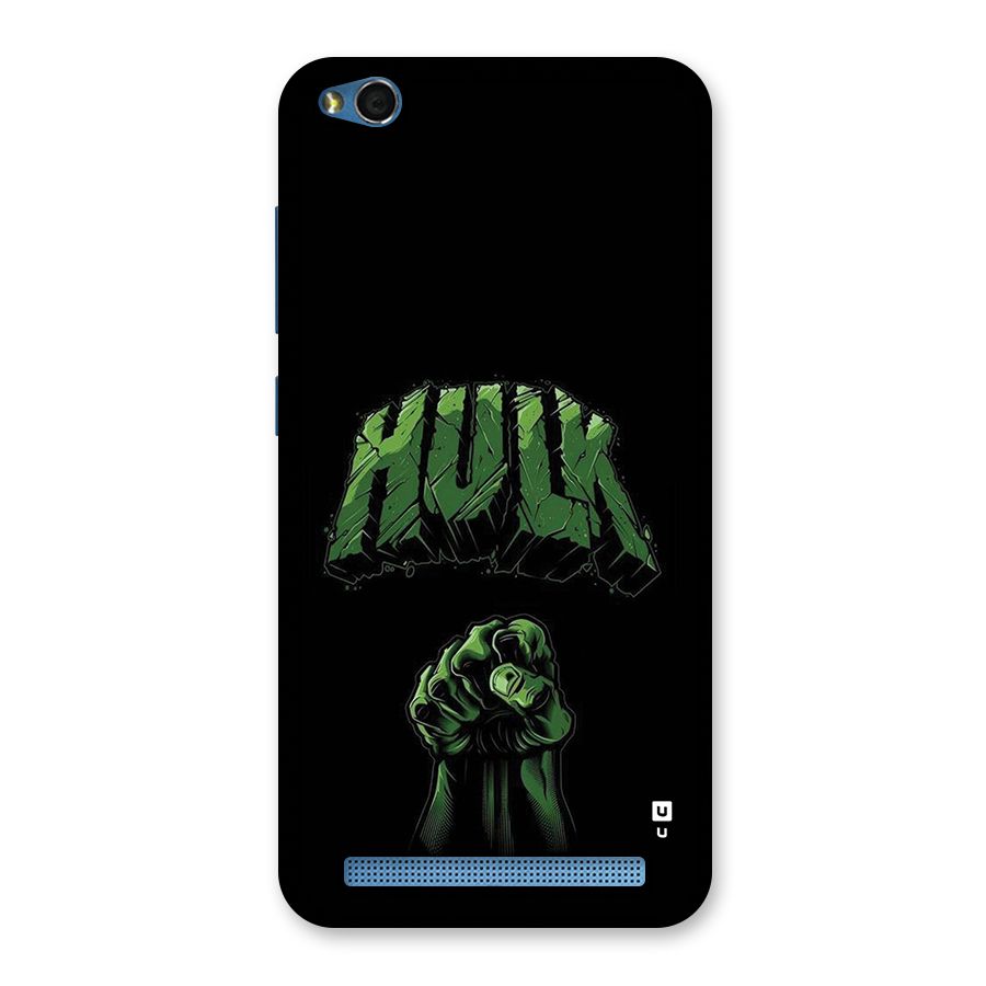 Green Punch Back Case for Redmi 5A