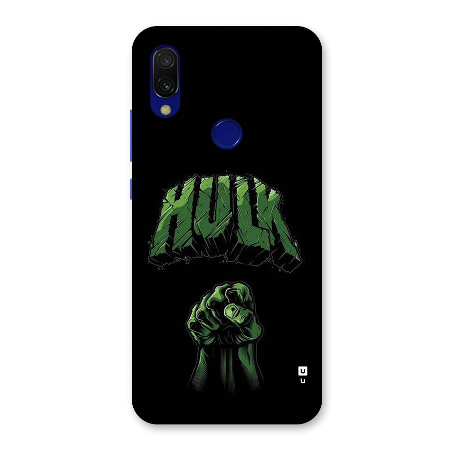 Green Punch Back Case for Redmi 7