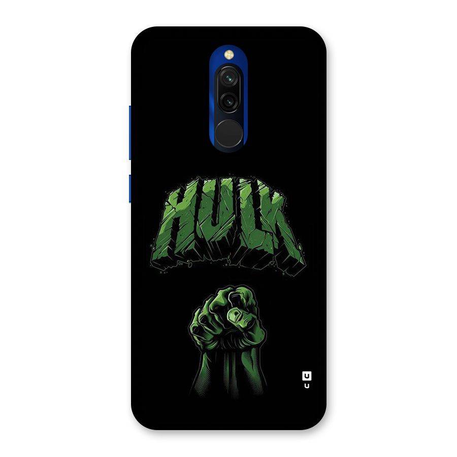 Green Punch Back Case for Redmi 8