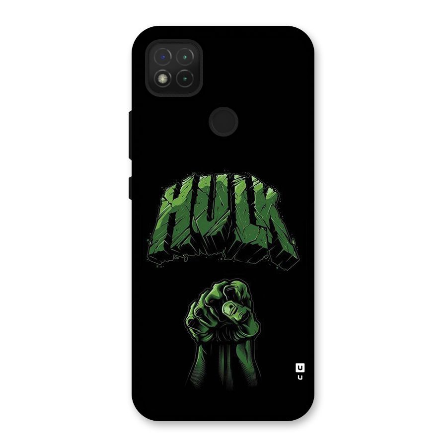 Green Punch Back Case for Redmi 9