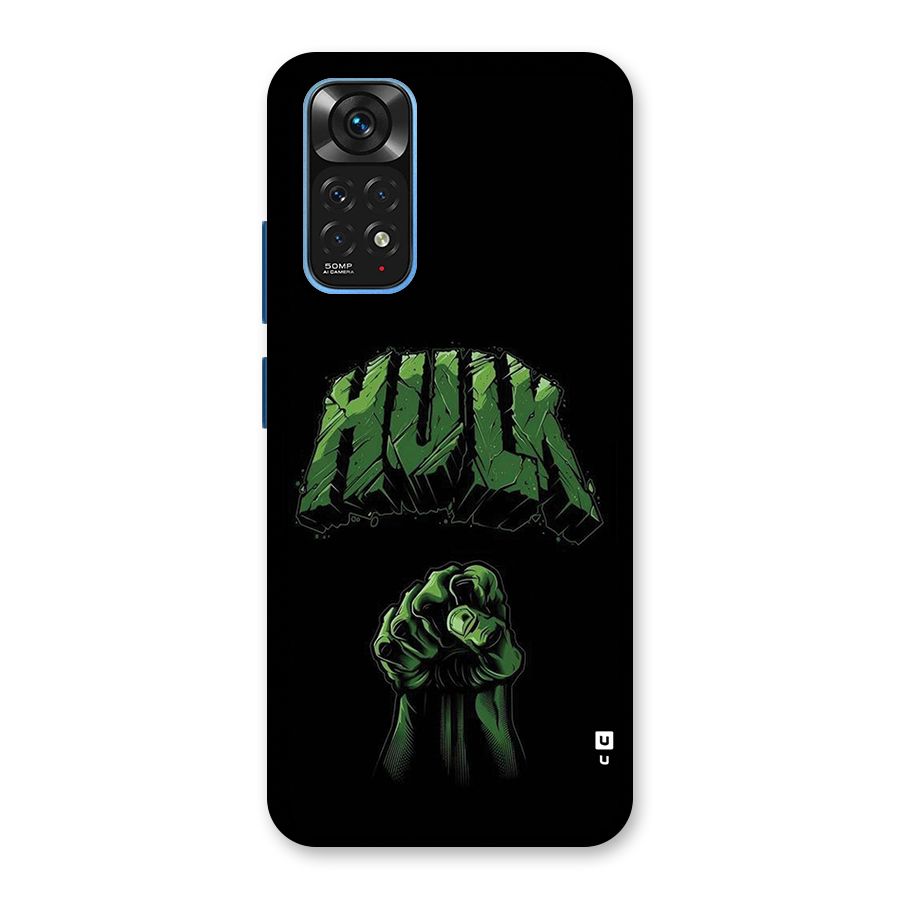 Green Punch Back Case for Redmi Note 11S