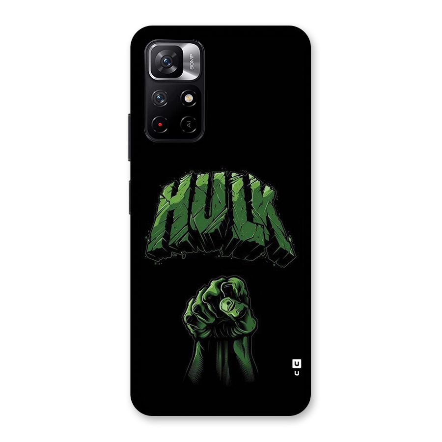 Green Punch Back Case for Redmi Note 11T 5G