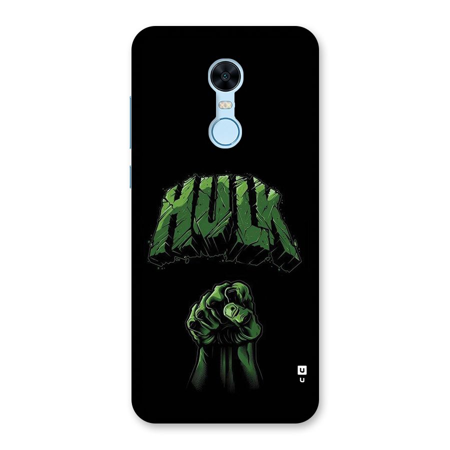 Green Punch Back Case for Redmi Note 5