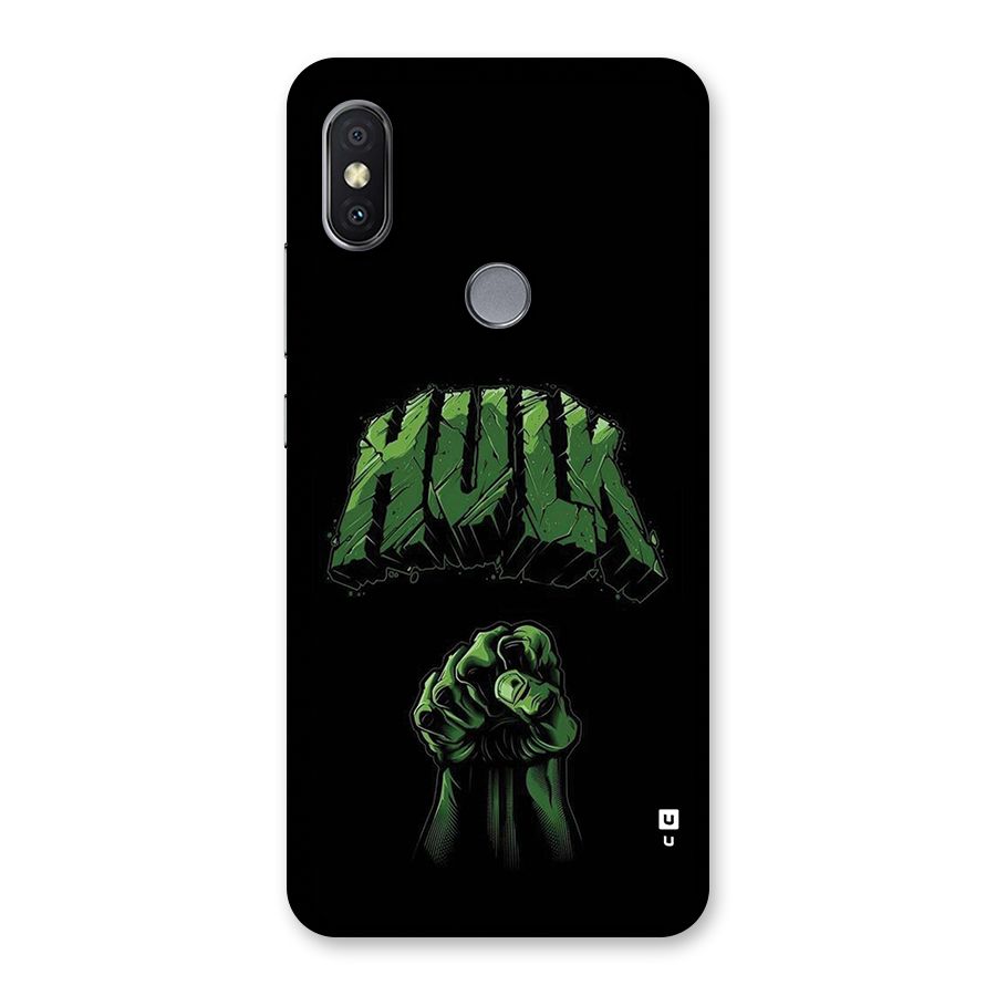 Green Punch Back Case for Redmi Y2