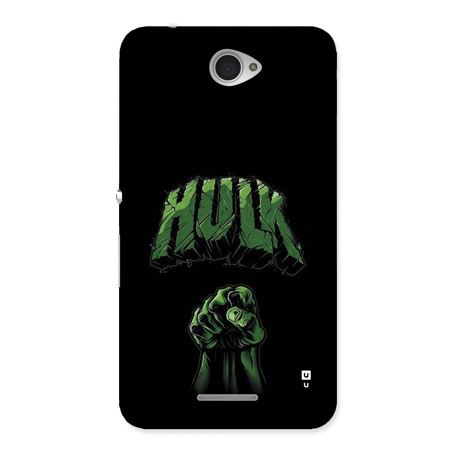Green Punch Back Case for Xperia E4