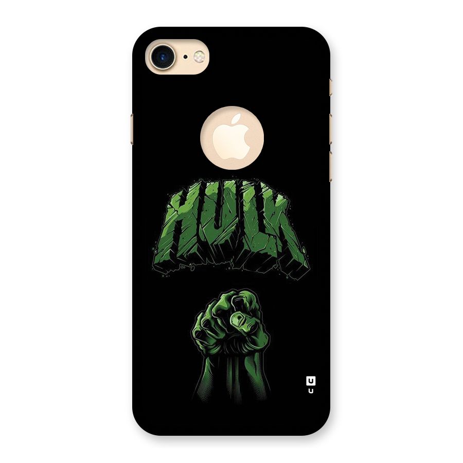 Green Punch Back Case for iPhone 7 Logo Cut