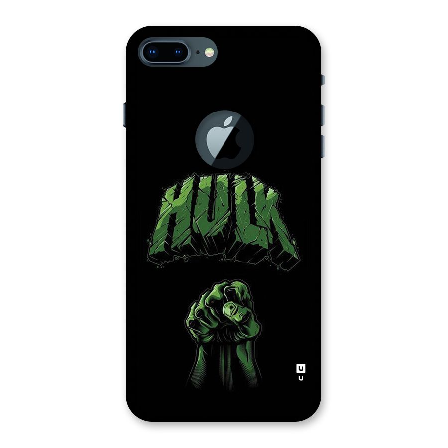 Green Punch Back Case for iPhone 7 Plus Logo Cut