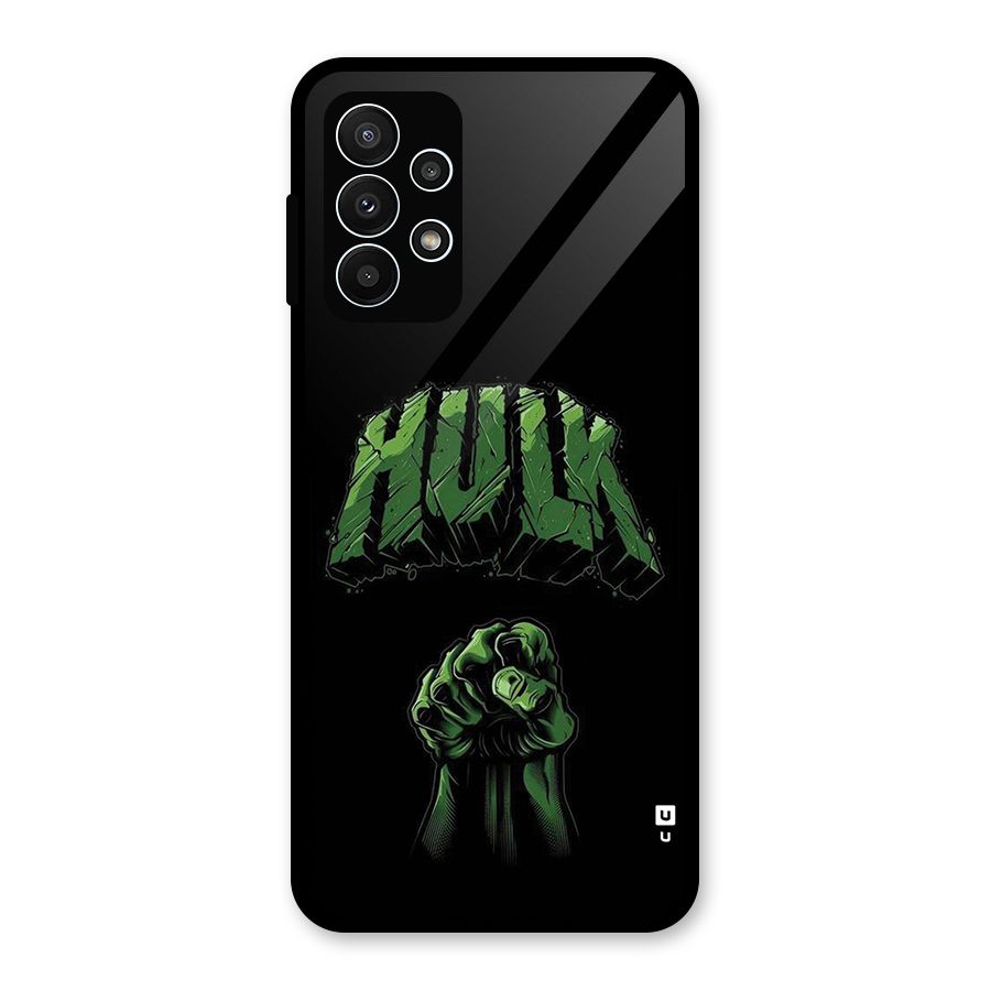 Green Punch Glass Back Case for Galaxy A23