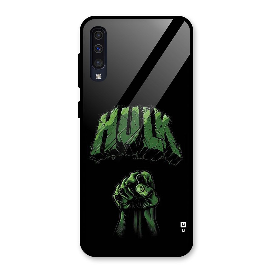 Green Punch Glass Back Case for Galaxy A50s