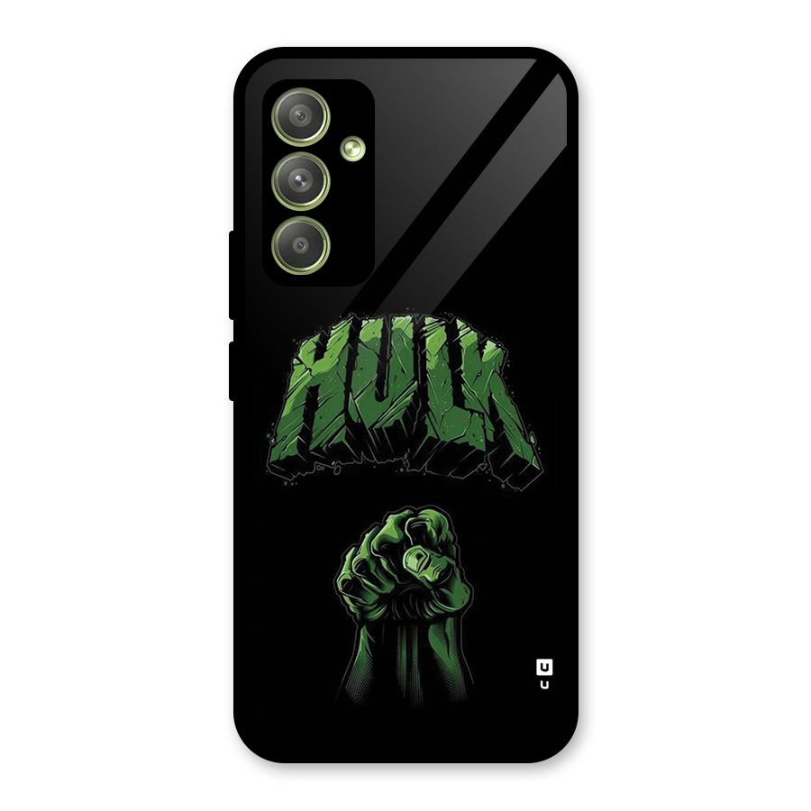 Green Punch Glass Back Case for Galaxy A54