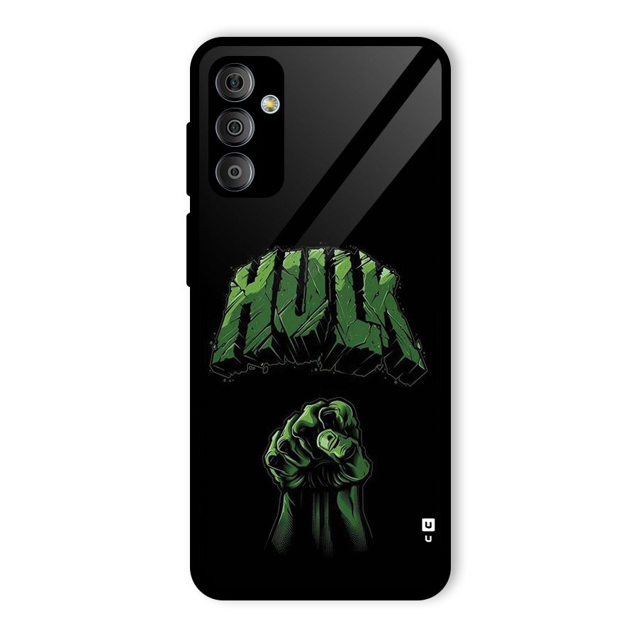 Green Punch Glass Back Case for Galaxy F23