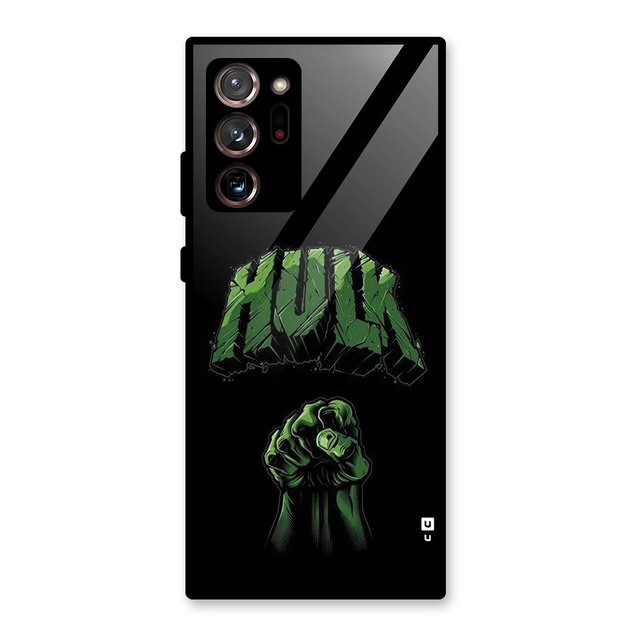 Green Punch Glass Back Case for Galaxy Note 20 Ultra 5G