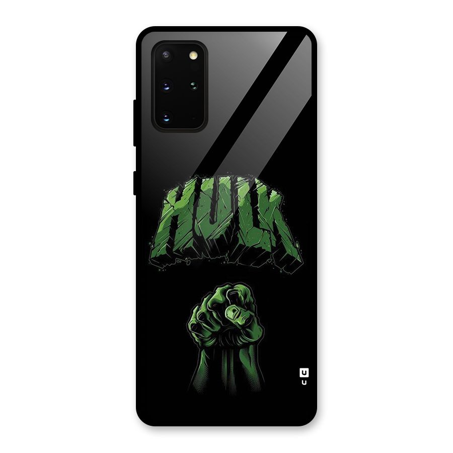 Green Punch Glass Back Case for Galaxy S20 Plus