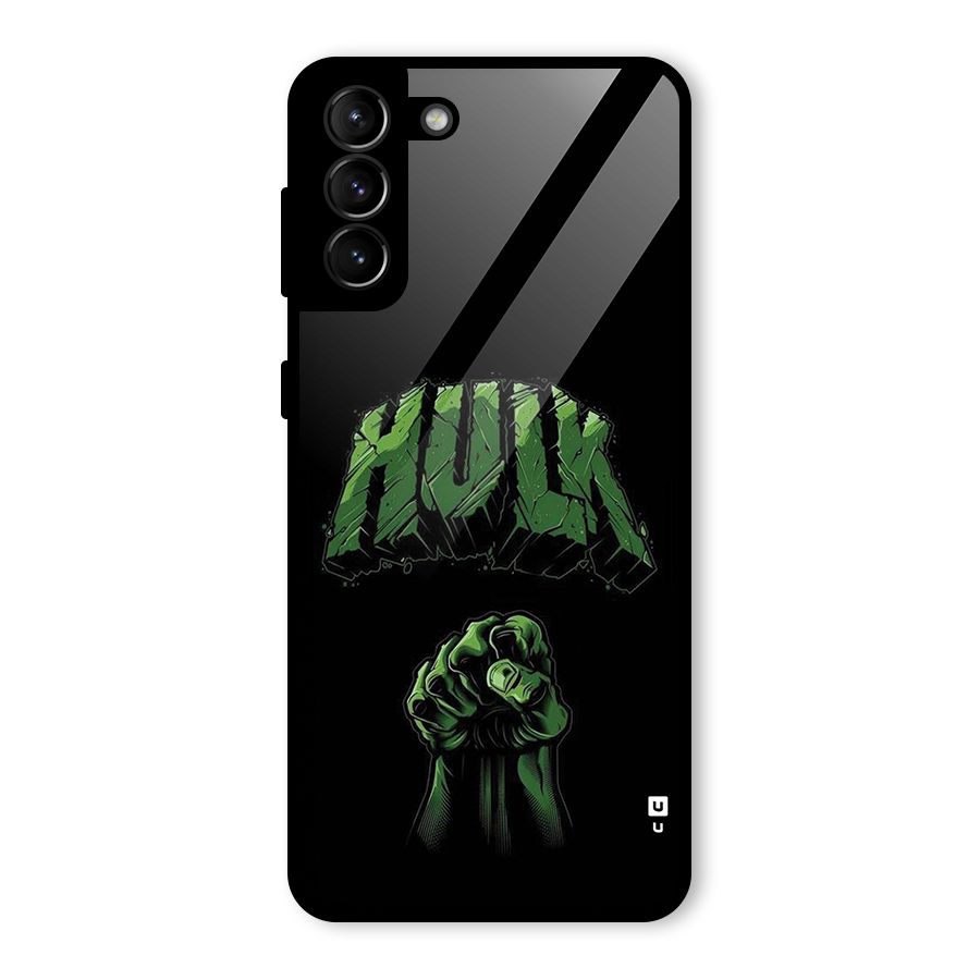 Green Punch Glass Back Case for Galaxy S21 Plus