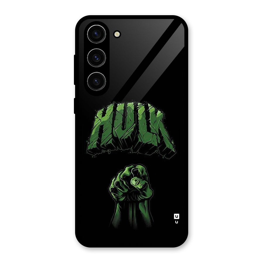 Green Punch Glass Back Case for Galaxy S23 Plus