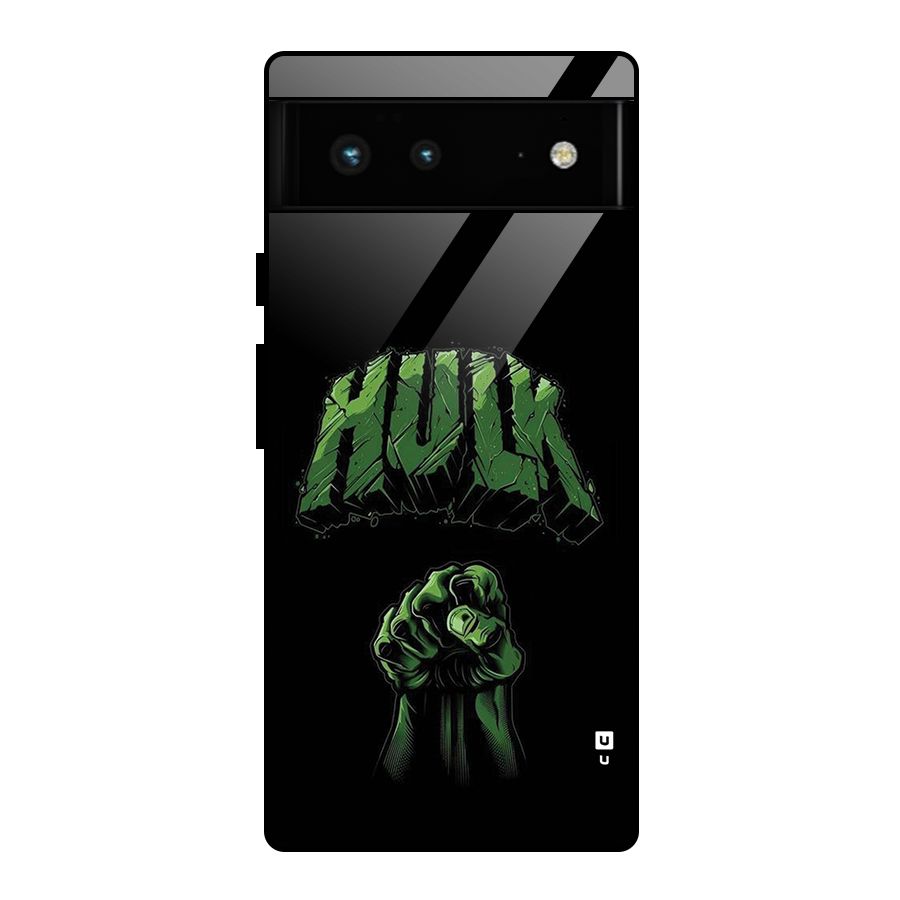 Green Punch Glass Back Case for Google Pixel 6