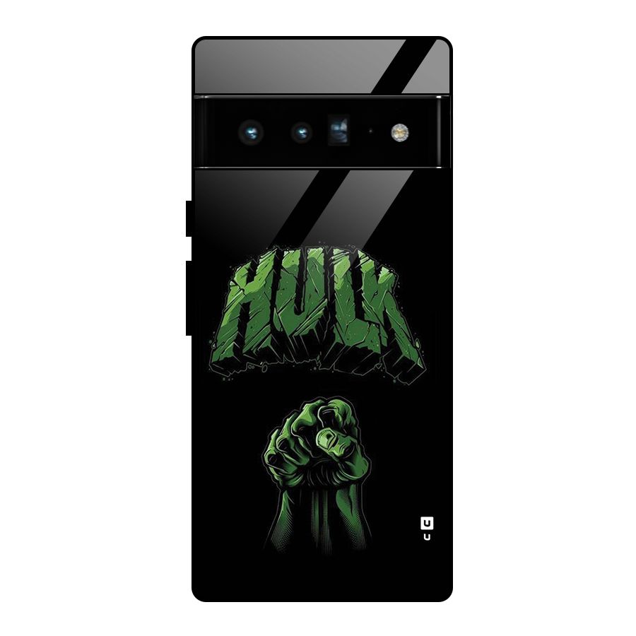 Green Punch Glass Back Case for Google Pixel 6 Pro