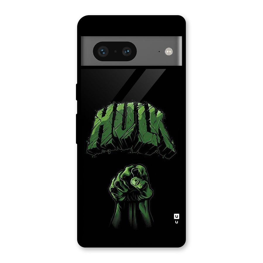 Green Punch Glass Back Case for Google Pixel 7