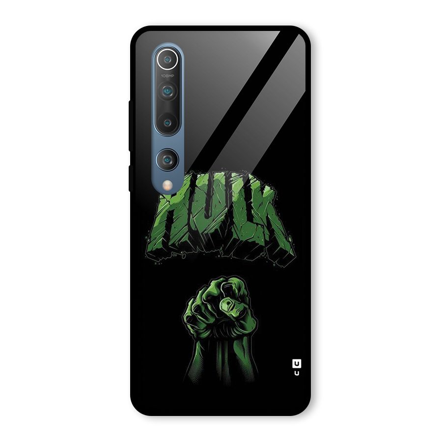 Green Punch Glass Back Case for Mi 10
