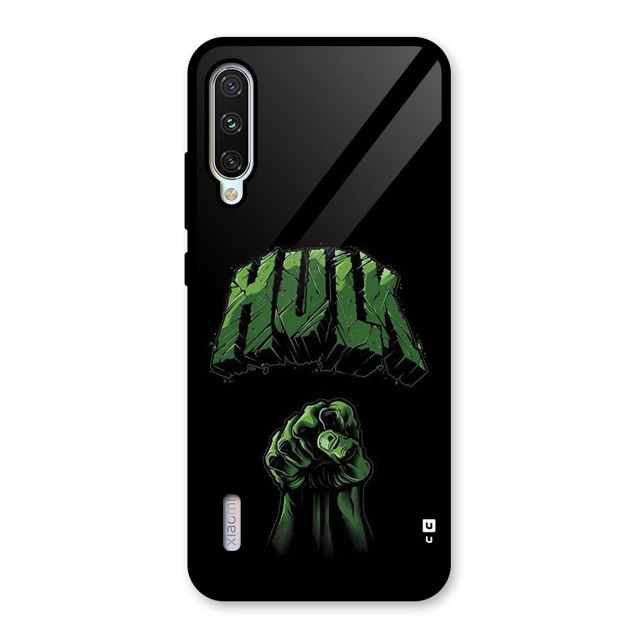 Green Punch Glass Back Case for Mi A3