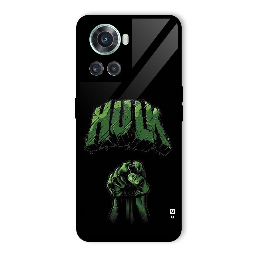 Green Punch Glass Back Case for OnePlus 10R