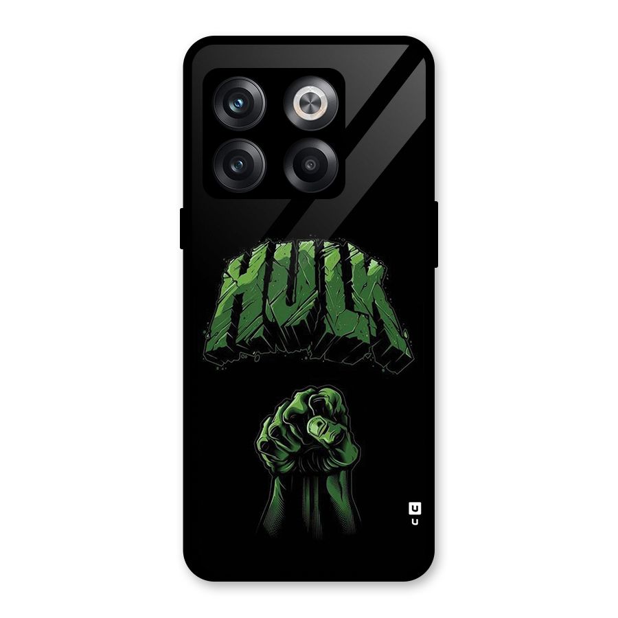 Green Punch Glass Back Case for OnePlus 10T