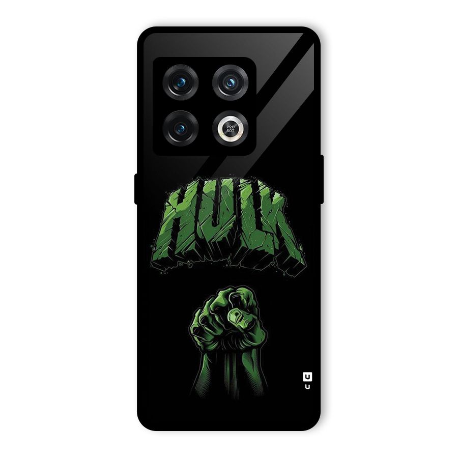 Green Punch Glass Back Case for OnePlus 10 Pro 5G