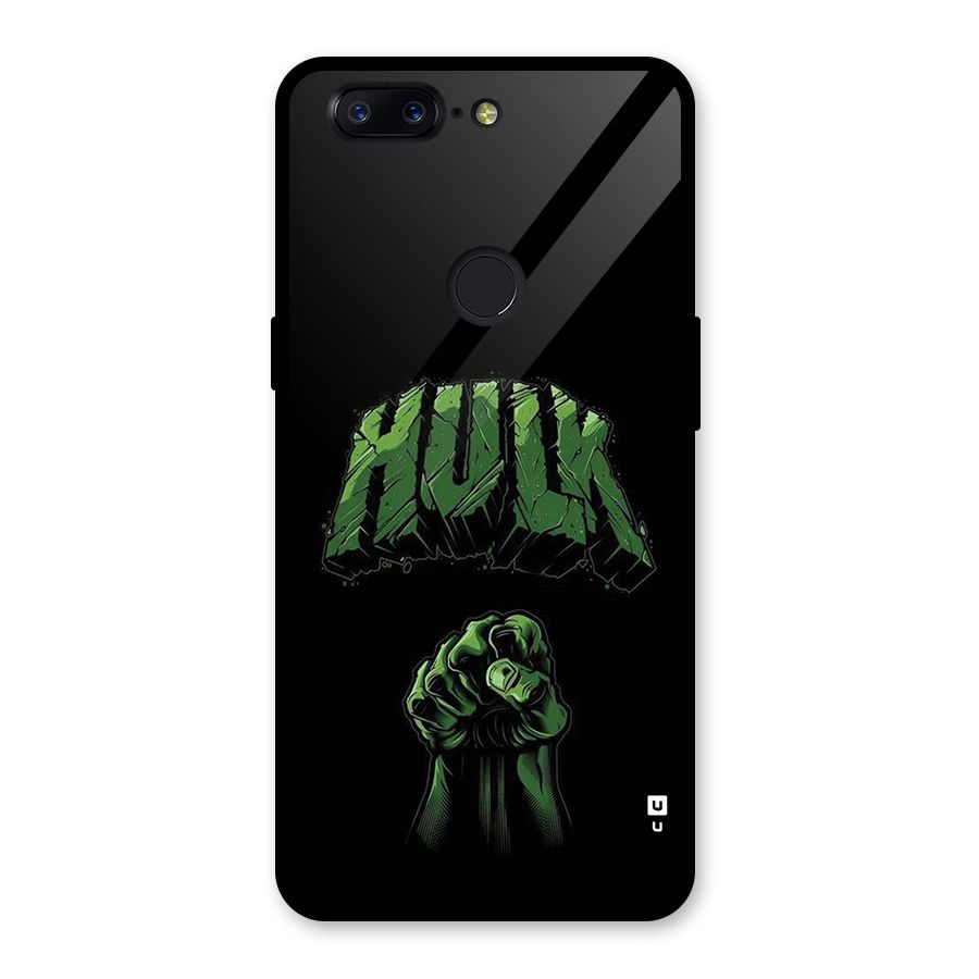 Green Punch Glass Back Case for OnePlus 5T