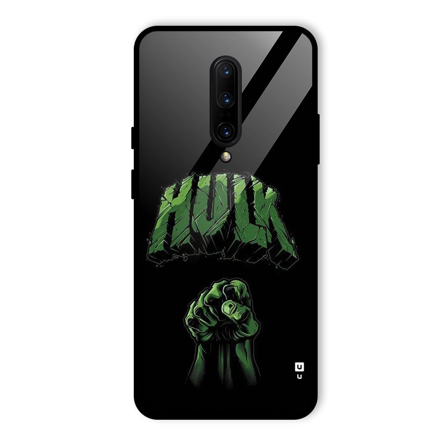 Green Punch Glass Back Case for OnePlus 7 Pro