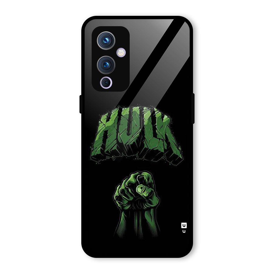 Green Punch Glass Back Case for OnePlus 9