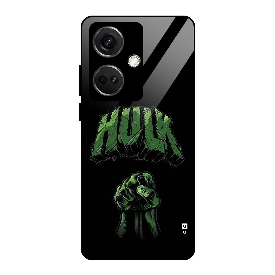 Green Punch Glass Back Case for OnePlus Nord CE 3 5G