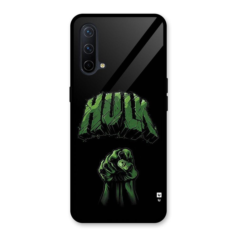 Green Punch Glass Back Case for OnePlus Nord CE 5G