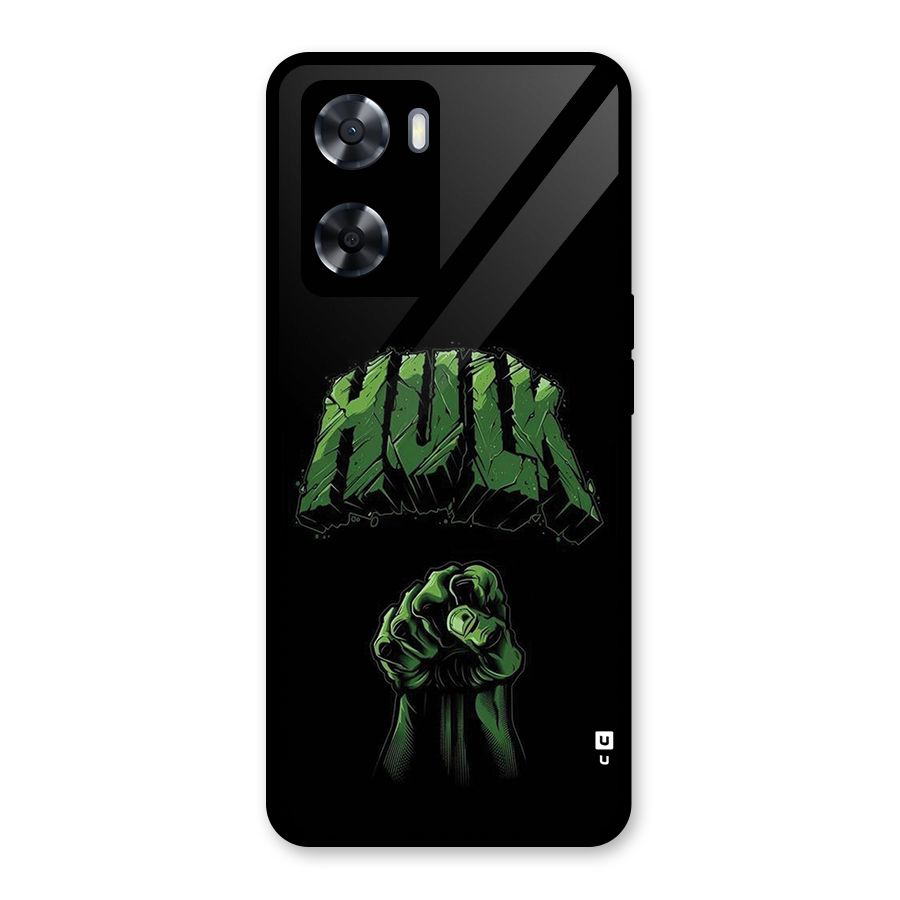 Green Punch Glass Back Case for OnePlus Nord N20 SE