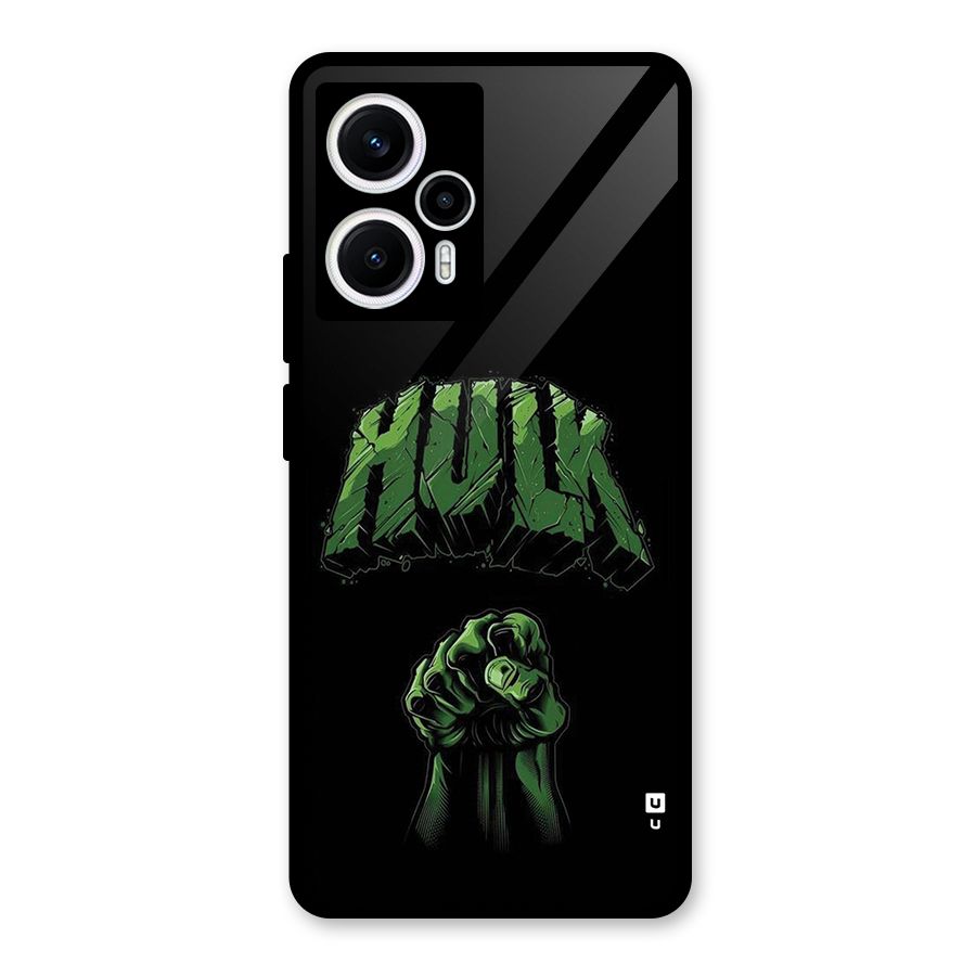 Green Punch Glass Back Case for Poco F5