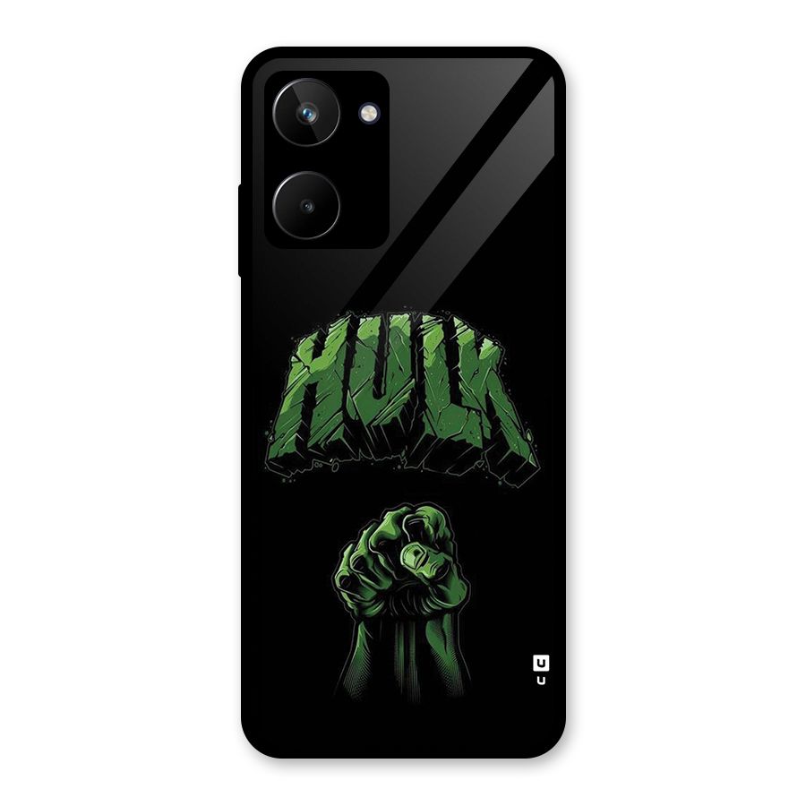 Green Punch Glass Back Case for Realme 10
