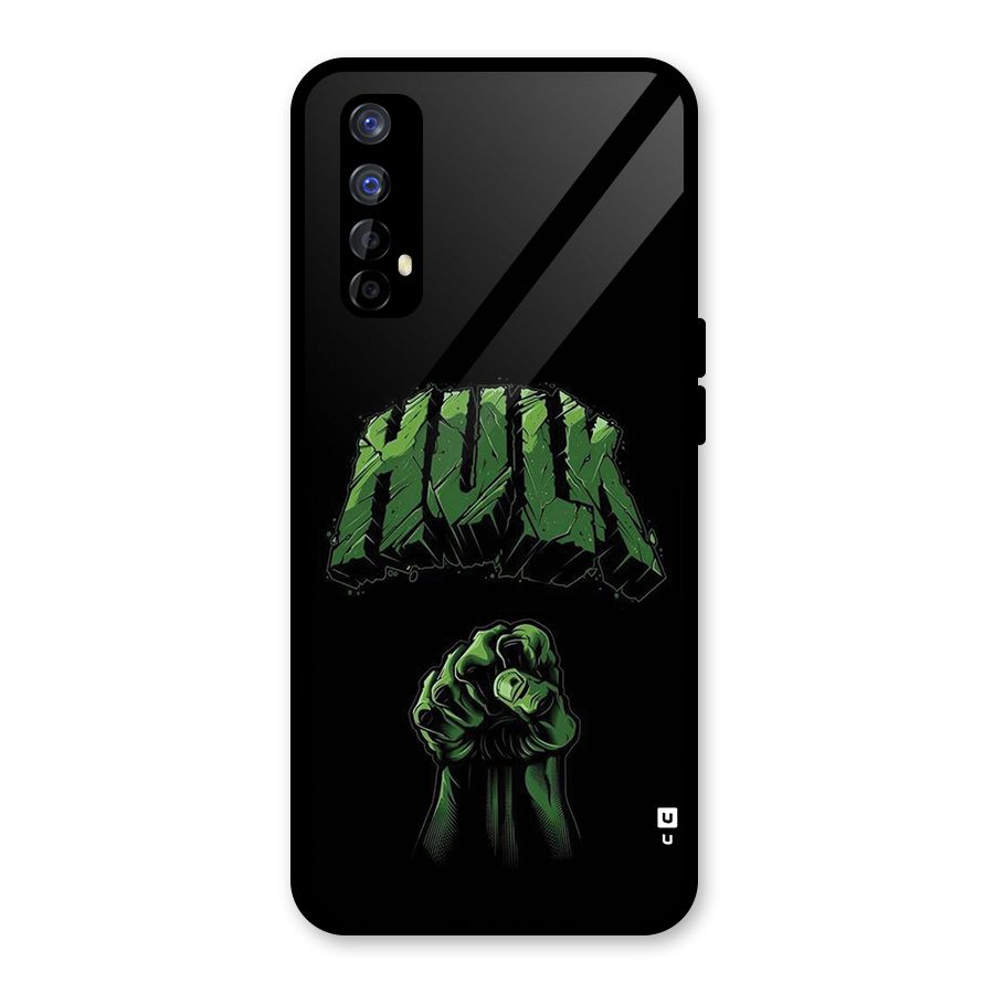 Green Punch Glass Back Case for Realme 7