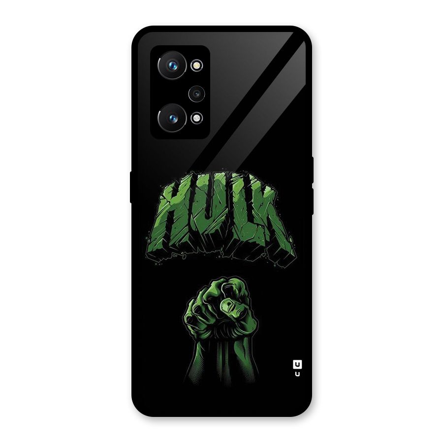 Green Punch Glass Back Case for Realme GT Neo 3T