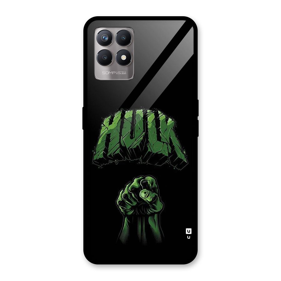 Green Punch Glass Back Case for Realme Narzo 50