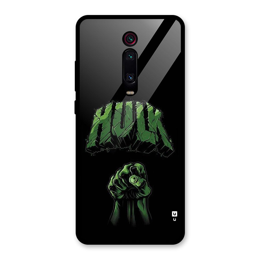 Green Punch Glass Back Case for Redmi K20