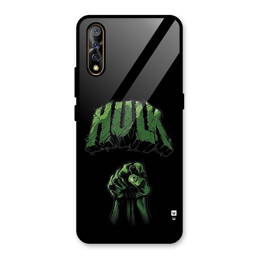 Green Punch Glass Back Case for Vivo S1